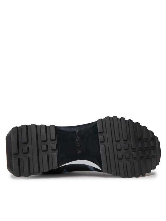 Calvin Klein Сникърси Calvin Klein Low Top Lace Up Pet HM0HM01346 Черен