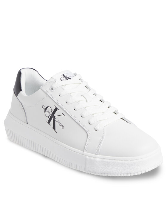 Calvin Klein Jeans Сникърси Calvin Klein Jeans Chunky Cupsole Monologo YM0YM00681 Бял