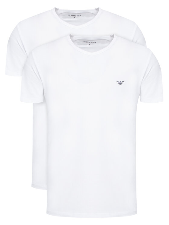 Emporio Armani Underwear Emporio Armani Underwear Póló szett EM000392 AF14132 M0082 Fehér Regular Fit