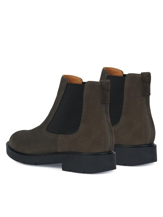 Geox Gležnjarji Chelsea Geox D Spherica Ec1 D16QRC 00022 C9002 Siva