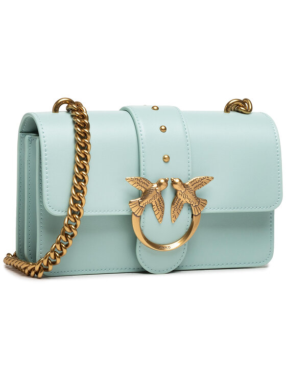 PINKO Сумка Pinko Love Mini Icon Simply 6 Cl PE 21 PLTT 1P227M Y6XT Зелений