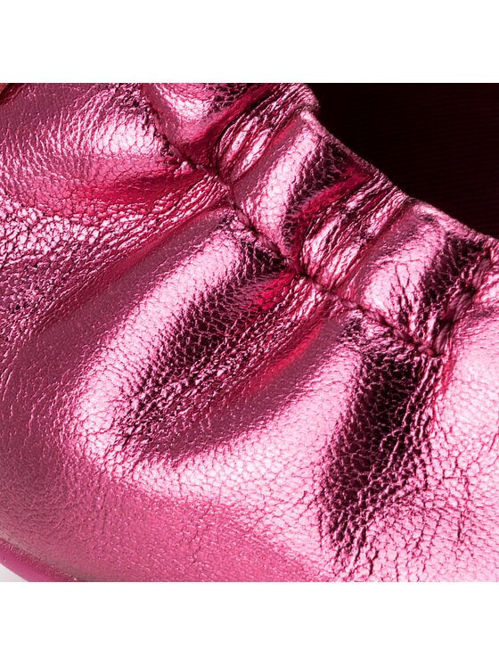 Tommy Hilfiger Balerina Tommy Hilfiger Flexible Leather Ballerina FW0FW02780 Rózsaszín