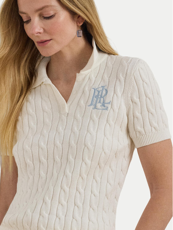 LAUREN RALPH LAUREN LAUREN RALPH LAUREN Поло 200932224016 Білий Slim Fit