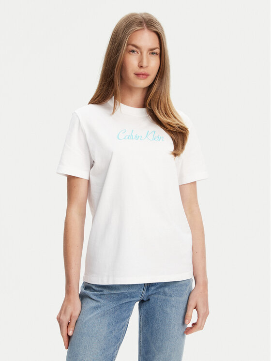 Calvin Klein Jeans Calvin Klein Jeans T-shirt Classic Logo LV047C854G Bianco Regular Fit