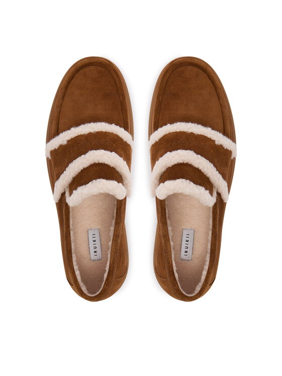 Inuikii Polobotky Inuikii Shearling Loafer 2006.003.0011 Hnědá