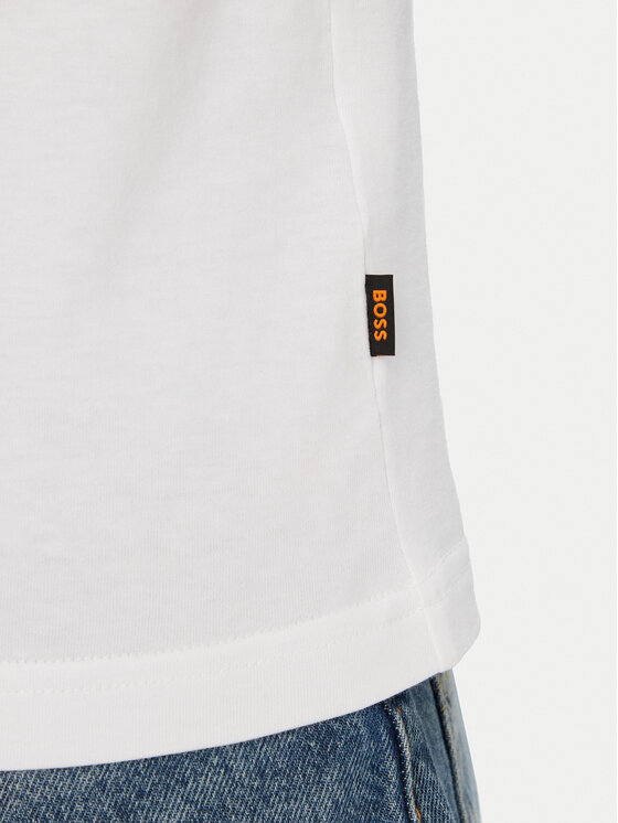 BOSS BOSS Camiseta Bass 50561850 Blanco Regular Fit