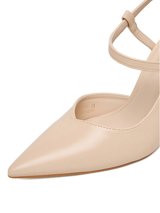 DeeZee Čevlji z visoko peto DeeZee DF-82780-11 Bež