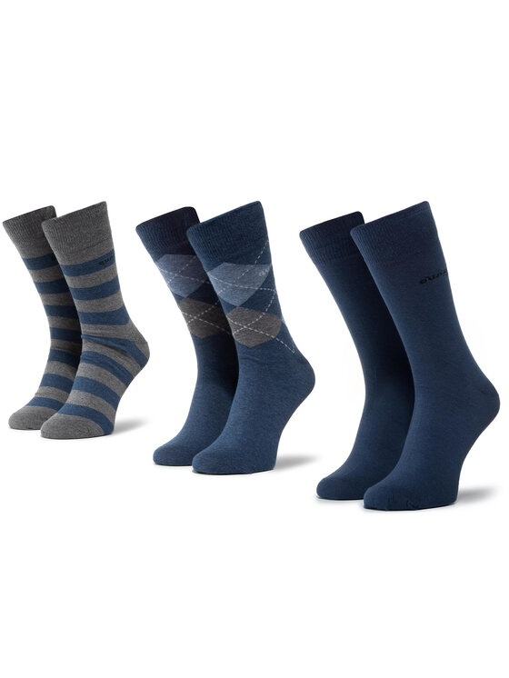 QUAZI Calcetines largos QUAZI QZ-SOCKS-65-04-MEN-007 Azul marino