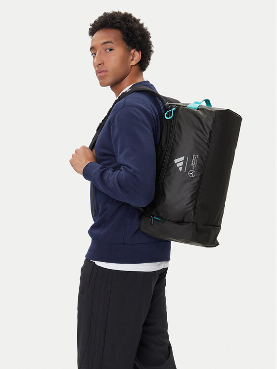 adidas Torba adidas Mercedes - AMG Petronas Formula One Team Hybrid Duffel Bag JX6467 Szary
