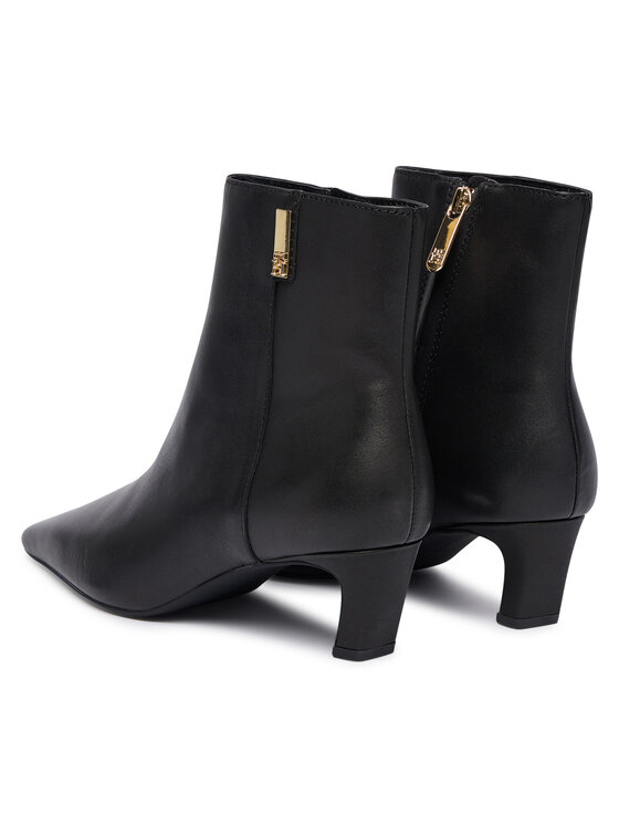 Tommy Hilfiger Botines Tommy Hilfiger Th Square Toe Kitten Bootie FW0FW08768 Negro