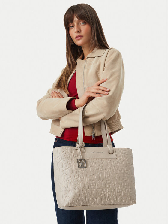 Armani Exchange Дамска чанта Armani Exchange XW001481 AF15774 U6208 Бежов