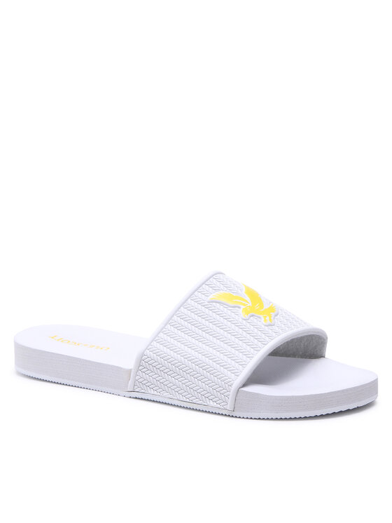 Lyle & Scott Ciabatte Lyle & Scott Easy Slide FW1407 Bianco