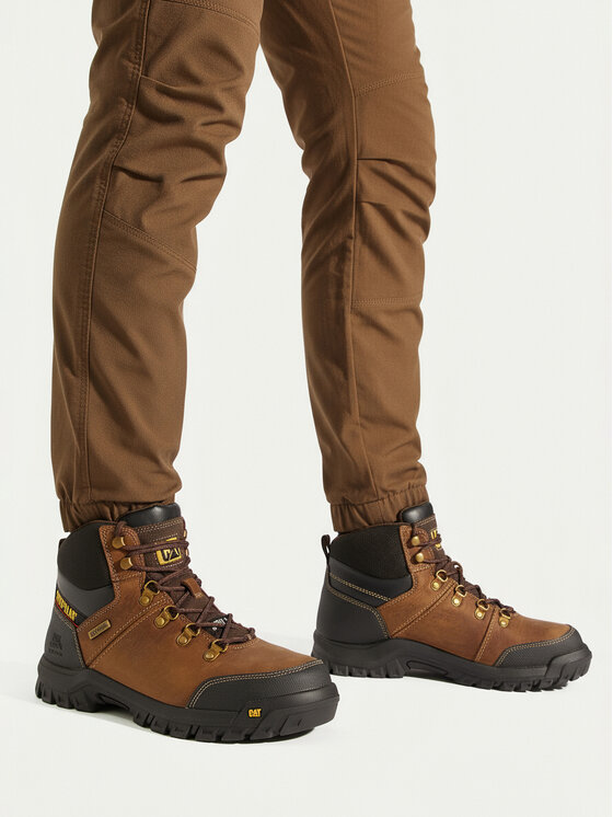 CAT Footwear Outdoorová obuv CAT Footwear Framework St S3 Wr Hro P722602 Hnedá