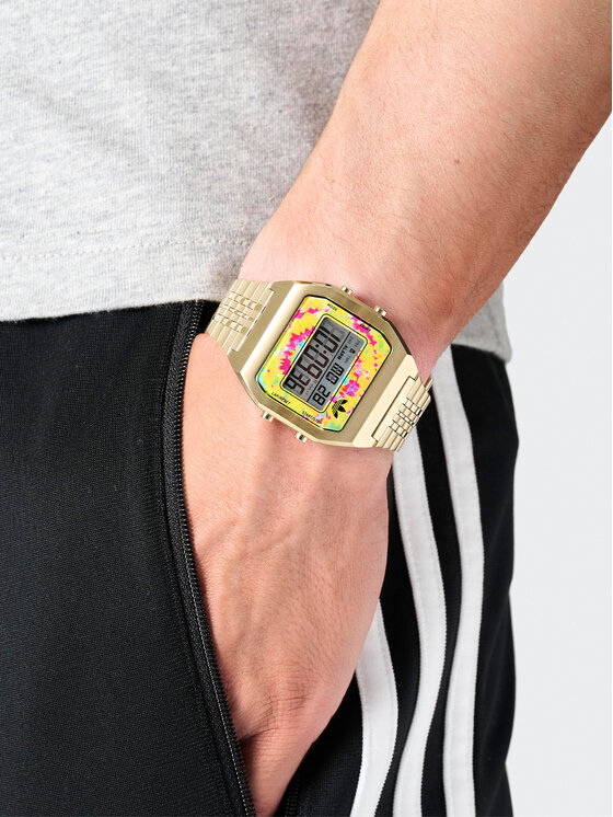 adidas Hodinky adidas Digital Two AOST24559 Zlatá