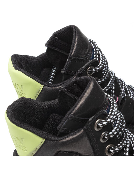 Tommy Jeans Gležnjarji Tommy Jeans Hybrid Boot EN0EN01596 Črna