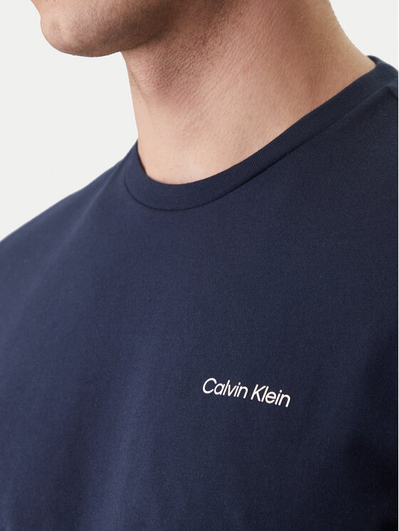 Calvin Klein Calvin Klein Camiseta Micro Logo LV04LC255G Azul marino Regular Fit