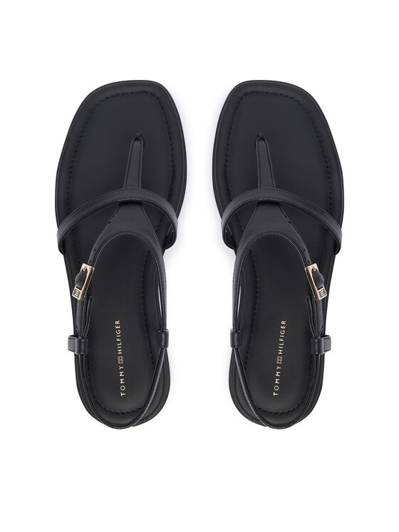 Tommy Hilfiger Sandali Tommy Hilfiger Th Buckle FW0FW09367 Črna