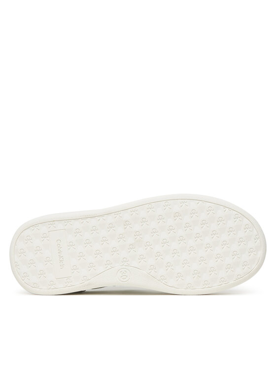 Calvin Klein Laisvalaikio batai Calvin Klein Low Cut Lace-Up/Velcro V1X9-83278-1355 S Balta