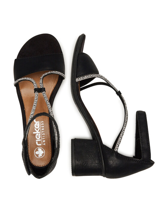 Rieker Sandali Rieker 64654-00 Nero