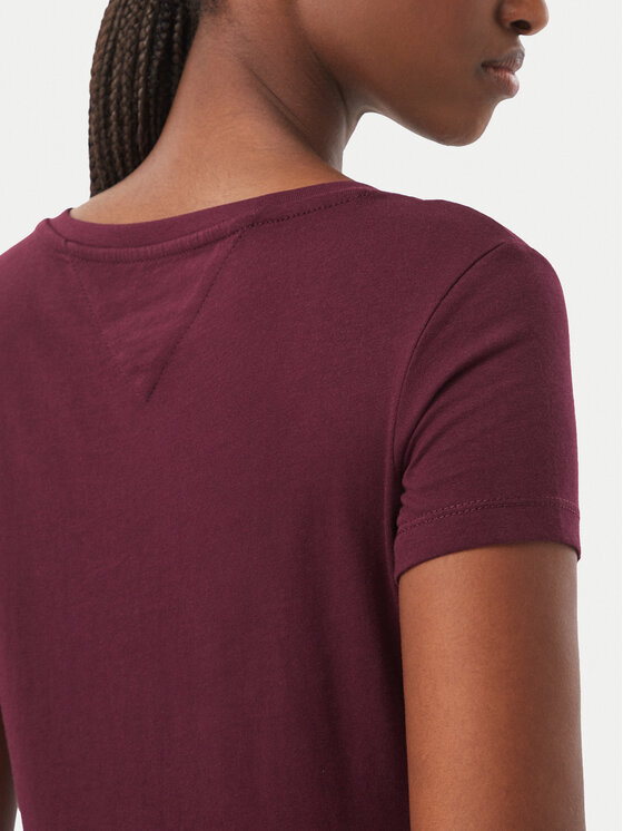 Tommy Jeans Tommy Jeans Camiseta DW0DW20458 Violeta Slim Fit