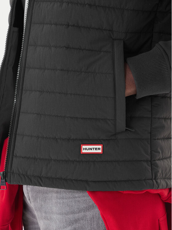 Hunter Hunter Демісезонна куртка Hume Baffle HARM0016251 Чорний Regular Fit