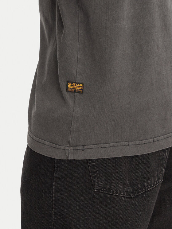 G-Star Raw G-Star Raw Marškinėliai Overdyed D24780-C756 Juoda Boxy Fit