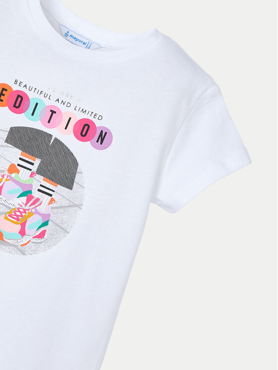 Mayoral Mayoral Футболка 3014 Білий Regular Fit