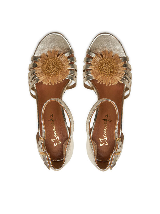 Maciejka Sandále Maciejka 06620-25/00-5-25 Zlatá