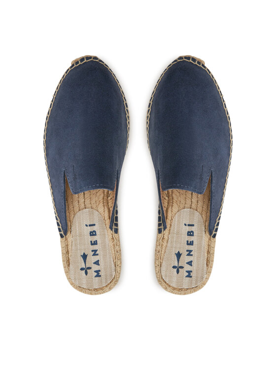 Manebi Espadryle Manebi Hamptons Mules M 1.5 M0 Niebieski