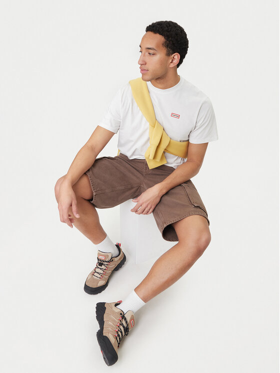 Hunter Hunter Póló Essentials HARM0085252 Fehér Regular Fit