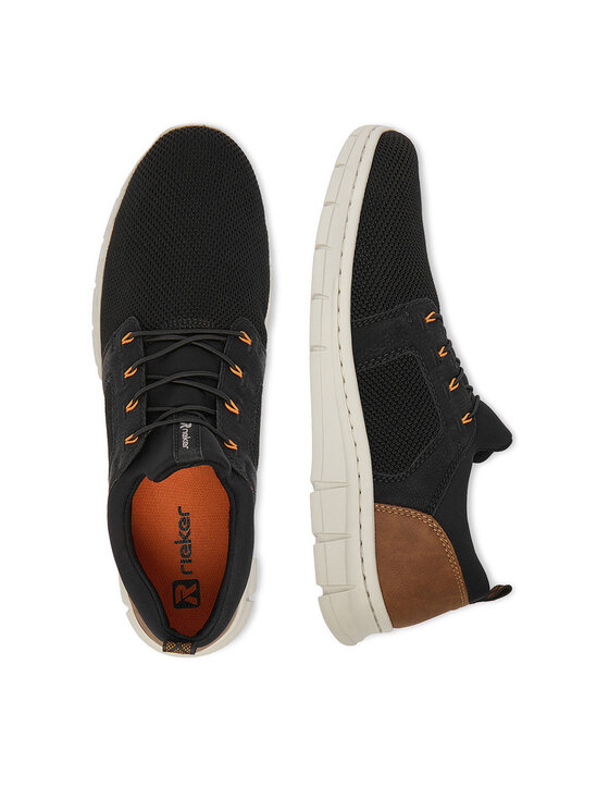 Rieker Sneakersy Rieker B7796-00 Černá