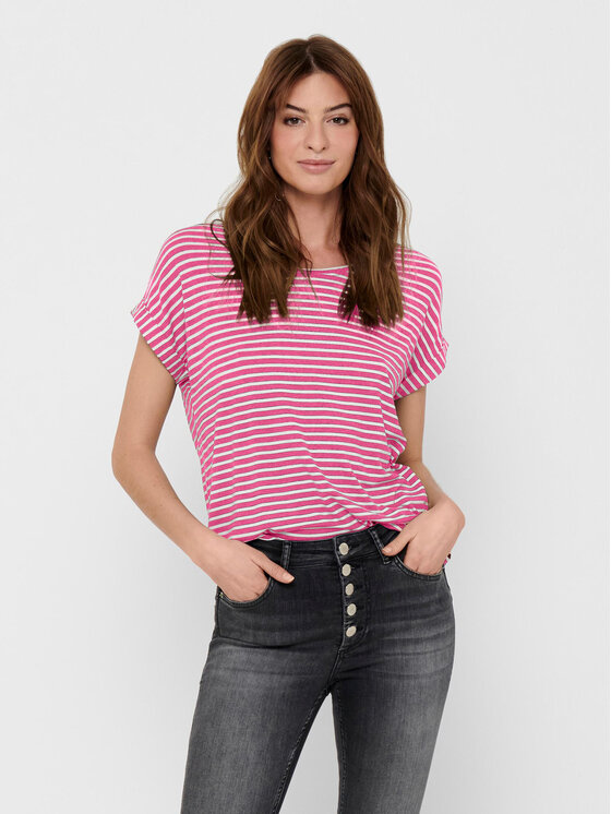 ONLY ONLY Футболка Moster 15206243 Рожевий Regular Fit