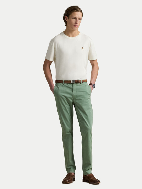 Polo Ralph Lauren Polo Ralph Lauren T-shirt 710740727094 Écru Custom Slim Fit