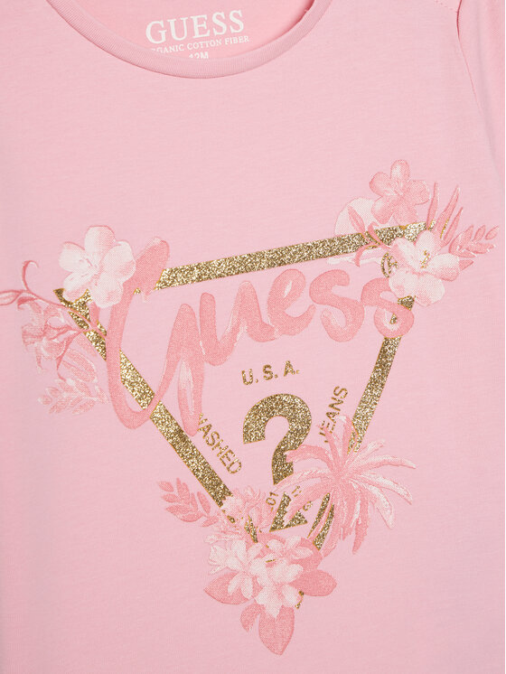 Guess Guess T-shirt A5GI03K6YW4 Rosa Regular Fit