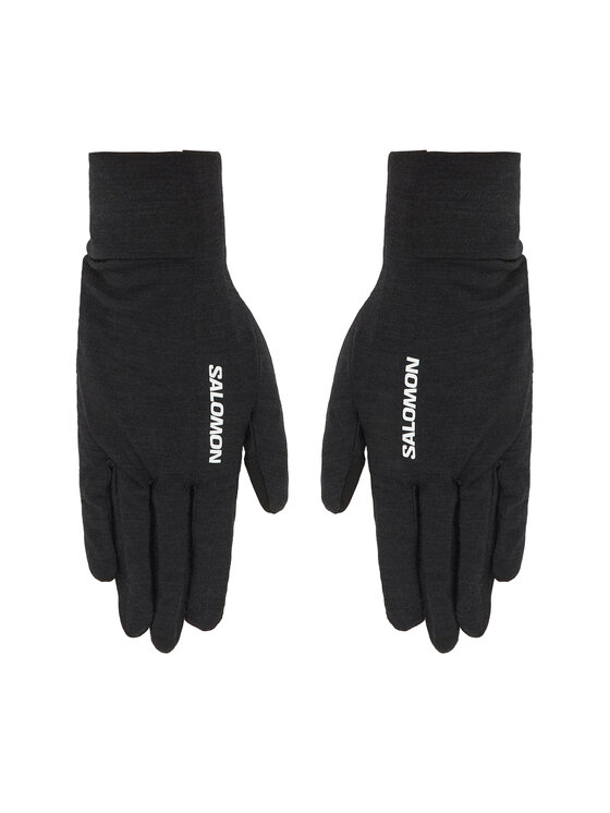 Salomon Cimdi Salomon Merino LC2952500 Melns