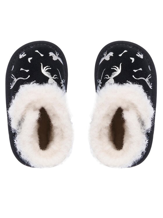 EMU Australia Stivali da neve EMU Australia Toddle Reflective Dino B12966 Nero