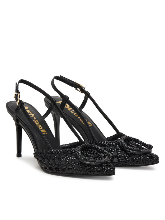 Just Cavalli Туфлі на шпильці Just Cavalli 80RA3S14 ZSE38 Чорний