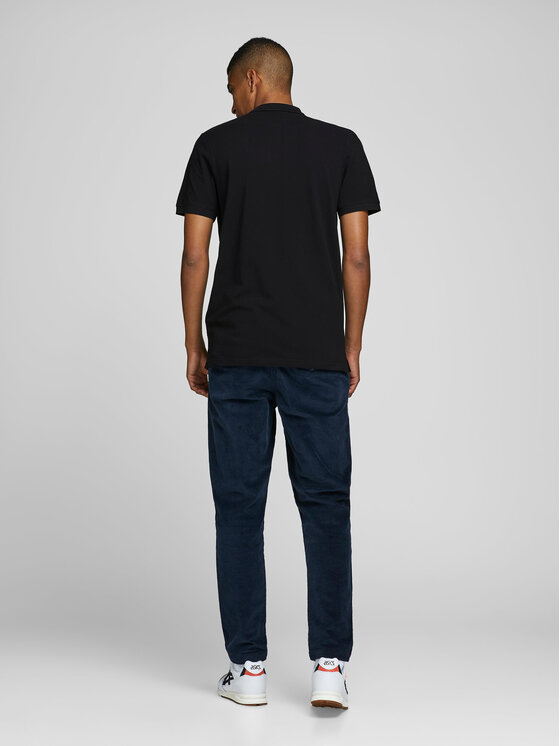 Jack & Jones Jack & Jones Polo majica Basic 12136516 Črna Slim Fit