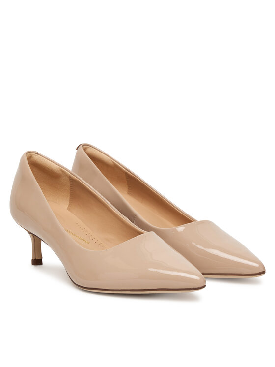 Clarks Туфлі Clarks Zarey Court 26183154 Бежевий