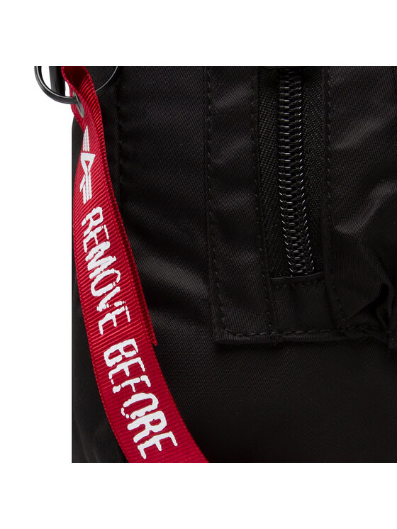 Alpha Industries Плоска сумка Alpha Industries Crew Carry Bag 196924 Чорний