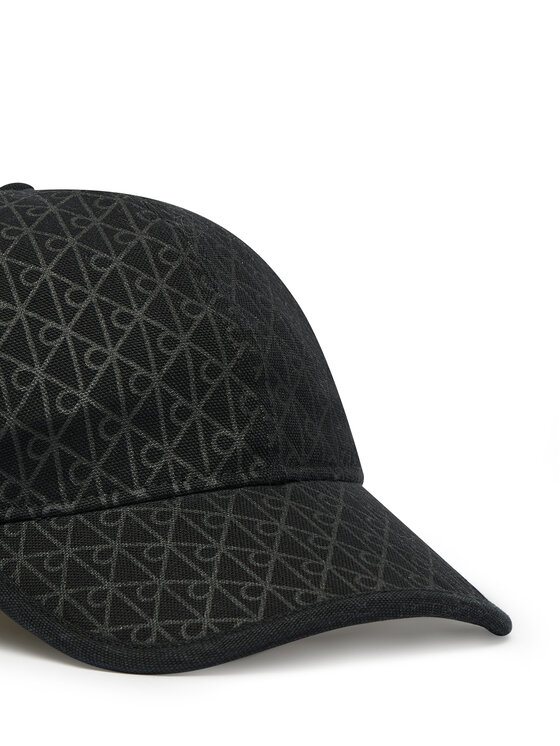 Calvin Klein Baseball sapka Calvin Klein Emblem Print W Leather Patch Cap LV04D5029G Fekete