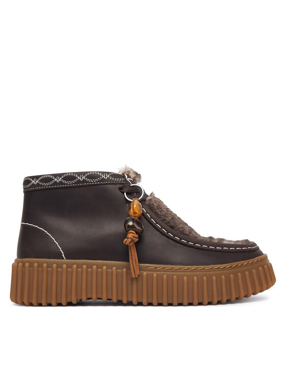 Clarks Черевики Clarks Torhill Moss 26327772 Коричневий