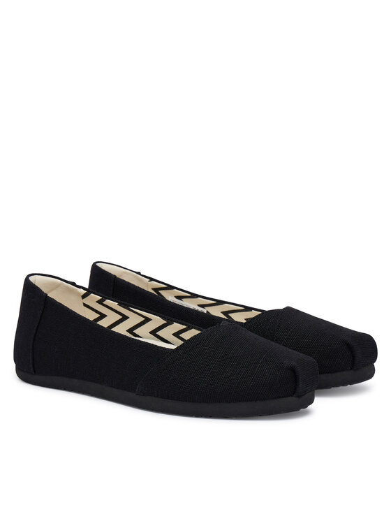 Toms Balerina Toms Alpargata Ballet 10023027 Fekete