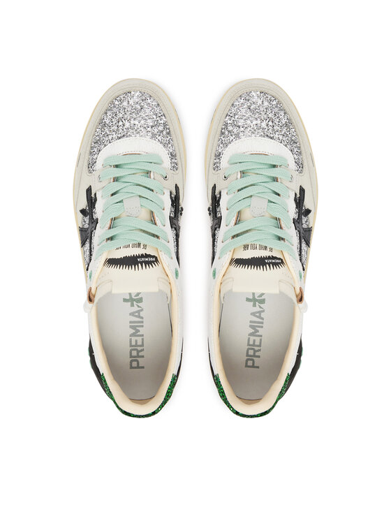 Premiata Sneakersy Premiata Clayd Var 8165 Strieborná