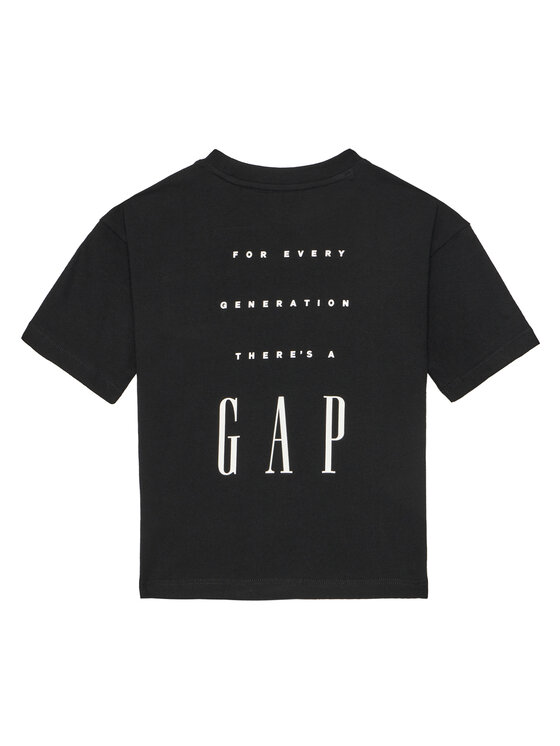 Gap Gap Футболка 745250-03 Чорний Regular Fit