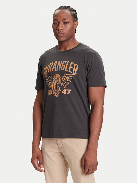 Wrangler Wrangler Camiseta Americana 112371478 Gris Regular Fit