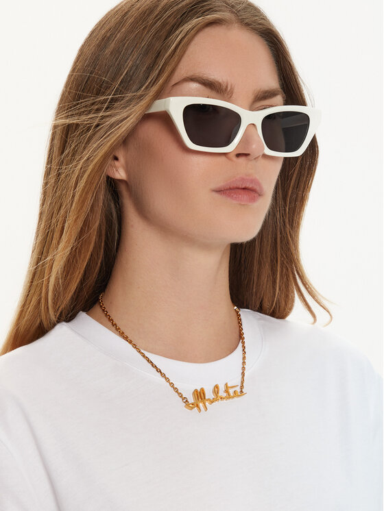 Off-White Náhrdelník Off-White OWOB026R21MET0017600 Zlatá