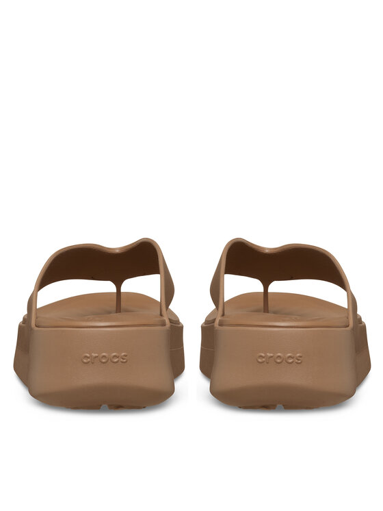 Crocs Japanke Crocs Getaway Platform Flip 209410 Smeđa