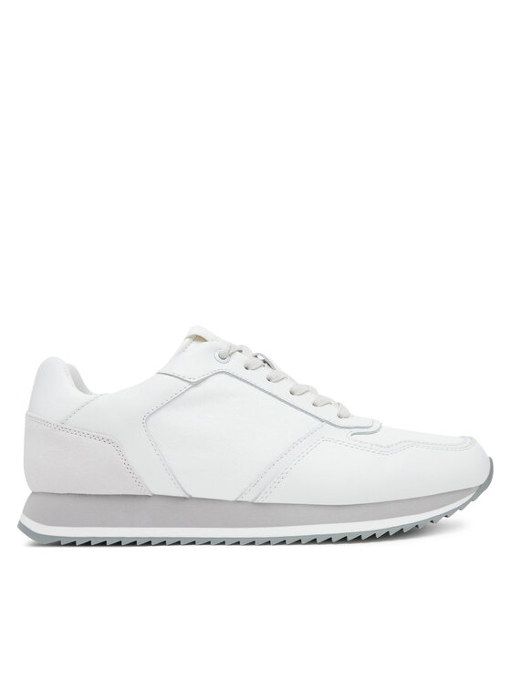 Calvin Klein Laisvalaikio batai Calvin Klein Low Top Lace Up Lth Mono HM0HM01807 Pilka