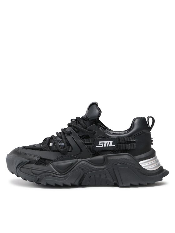 Steve Madden Sportcipők Steve Madden Kingdom Sneaker SM11002519 SM11002519-915 Fekete